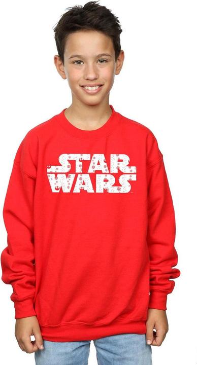 Actual product image Star Wars Boys Christmas Logo Sweatshirt (140, 146)