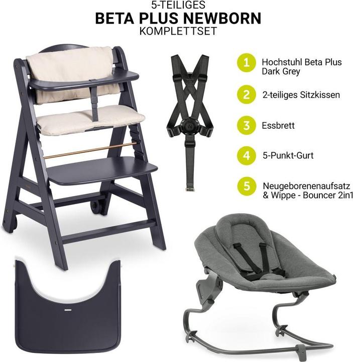 Actual product image Hauck Beta Plus Set Premium (Highchair)