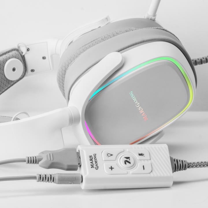 Produktbild Mars Gaming MSC2W, Audio Card 7.1 USB White (USB)