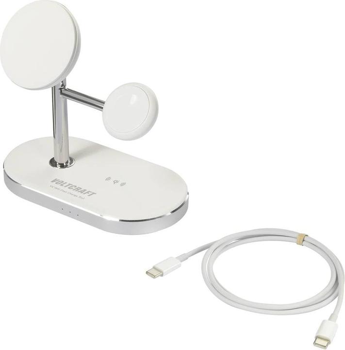 Produktbild Voltcraft Induktions-Ladeadapter 1.12A VC-MS-Fast Charge 3in1 VC-14134090 Ausgänge Induktionslade-S