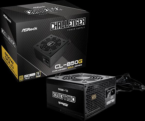 Immagine prodotto AsRock Challenger CL-850G 850W 80+ Gold PSU (850 W)
