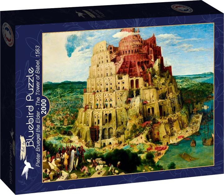 Immagine prodotto Bluebird Puzzle 2000 pezzi Pieter Bruegel il Vecchio - La Torre di Babele, 1563 (2000 pezzi)