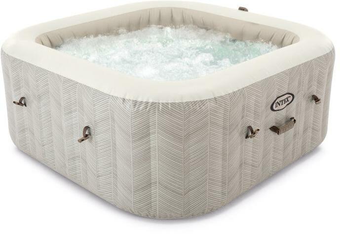 Intex Chevron Deluxe Square Bubble Spa Set (4 Pers.)