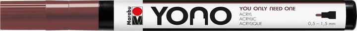 Actual product image Marabu Acrylic marker YONO 0.5 - 1.5 mm Brown (Brown, 1.50 mm, 1 x)
