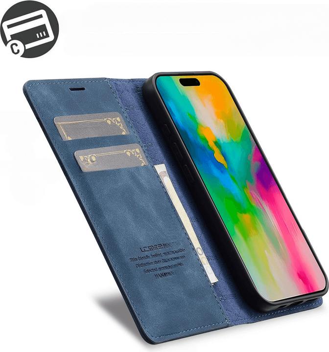 Produktbild LC.Imeeke iPhone 16 - Flip Case Vintage (Apple iPhone 16)