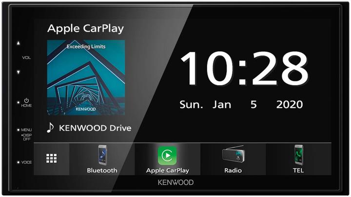 Kenwood WVGA Digital Media Moniceiver with FM RDS Tuner (Android car, Apple Carplay)