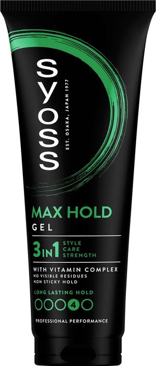Image du produit Syoss Gel coiffant Max Hold 250 ml (Gel coiffant, 250 ml)