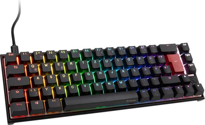 Actual product image Ducky Mecha Pro SF Gaming Keyboard, Cherry MX-Silent-Red (DE, Cable)