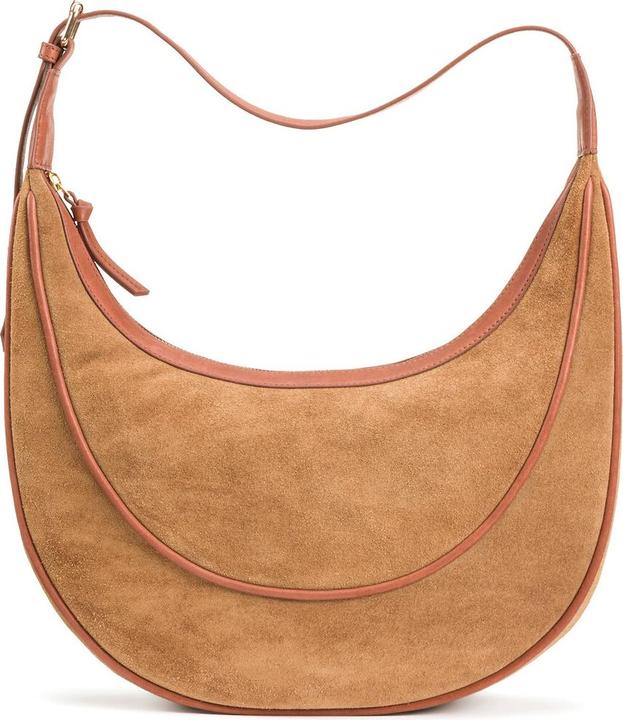 Produktbild La Redoute Collections Hobo-Bag aus Spaltleder