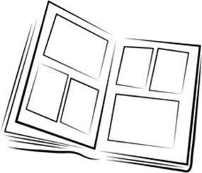 Produktbild Plum Alben Fotobuch Basic 33x33 orange schw. Bl (330 x 330 mm)
