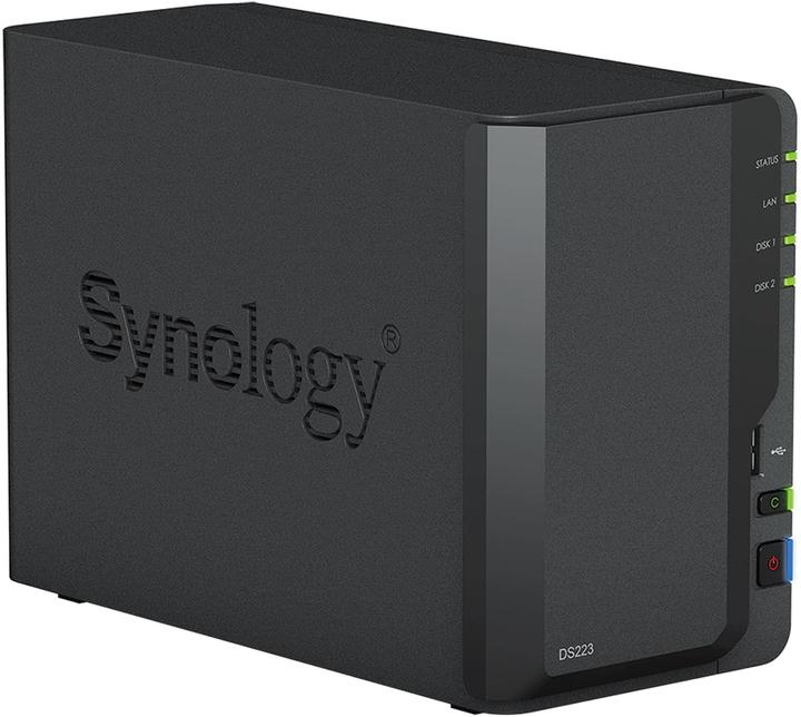 Actual product image Synology DS223 (2 x 16 TB, Synology HAT 33xx)