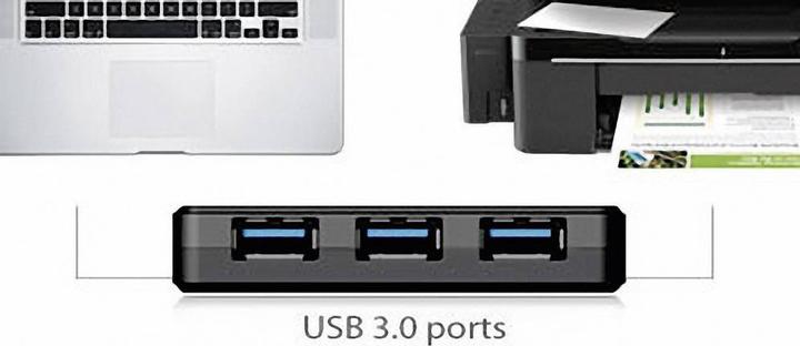 Actual product image Transcend TS-HUB2C (USB-C, 4 Ports)