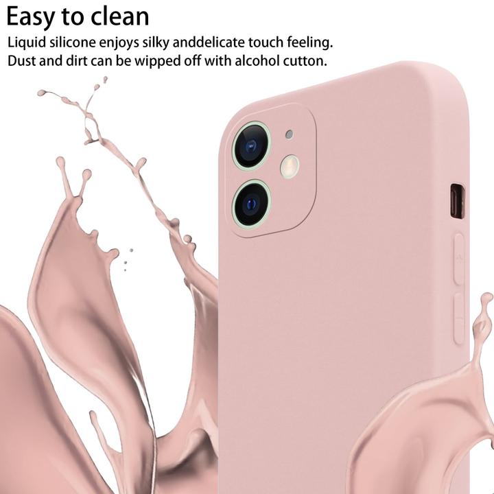 Actual product image Cadorabo TPU Cover Mobile Phone Chain Liquid (Apple iPhone 12 mini)