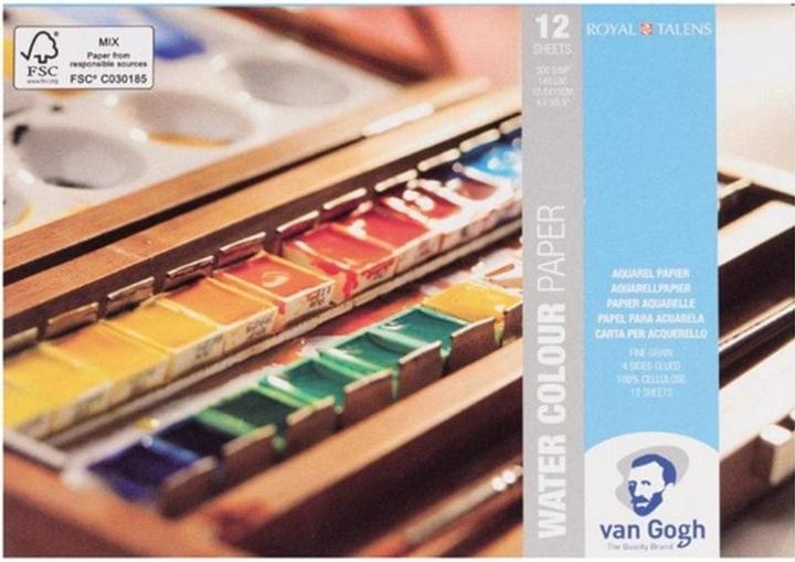 Produktbild Van Gogh Aquarellpapier (A6, Blanko, Weicher Einband)
