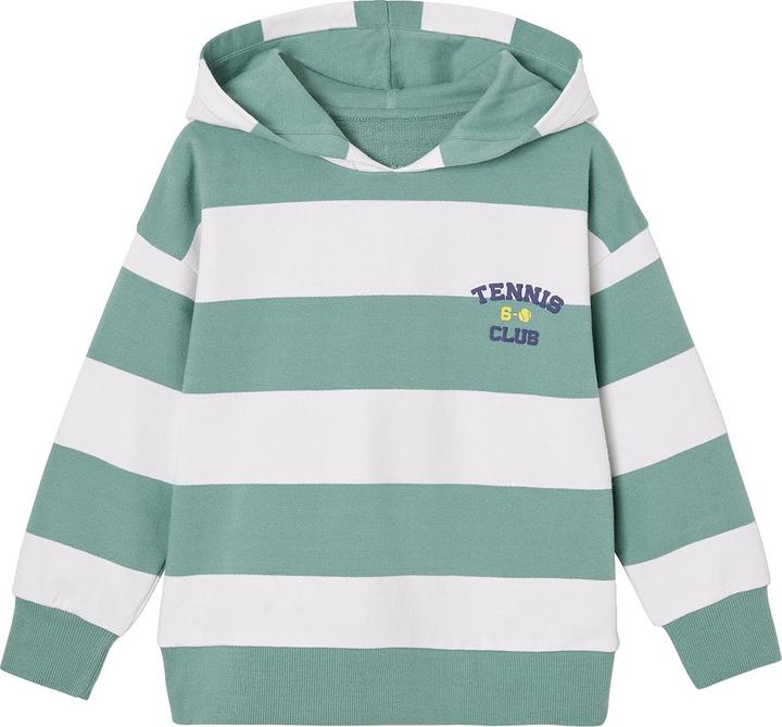 Produktbild Vertbaudet Gestreiftes Jungen Sweatshirt mit Kapuze (98)