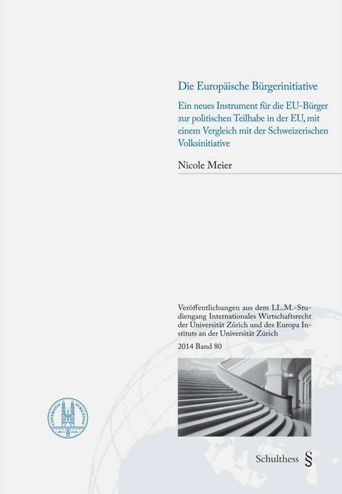 Immagine prodotto Ein neues Instrument für die EU-Bürger zur politischen Teilhabe in der EU, mit einem Vergleich mit (Tedesco, Nicole Meier, 2015)