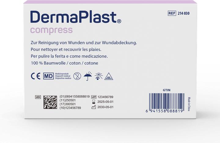 Produktbild DermaPlast Gazekompressen