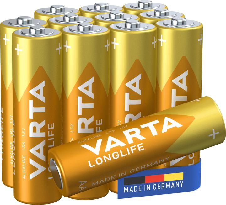 Actual product image Varta Longlife (12 pcs., AA, 2800 mAh)