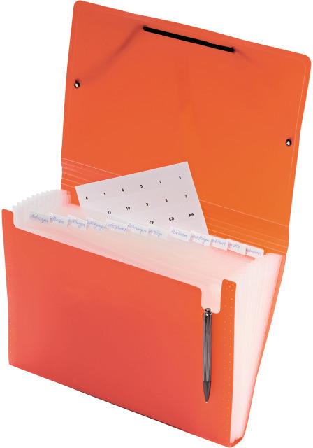 Actual product image Kolma Compartment folder Easy A4 medium 12 tabs rainbow (A4, 1 x)