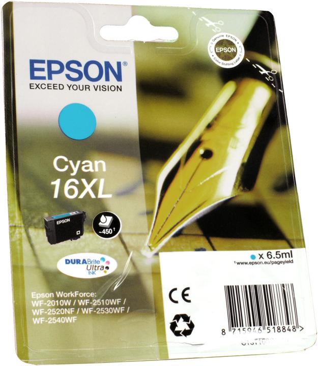 Actual product image Epson 16XL DuraBrite Ultra (C)