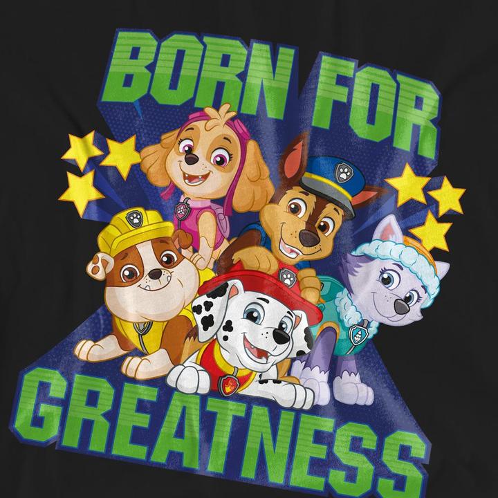 Actual product image Paw Patrol Unisex Adult Born For Greatness T-Shirt (XL)