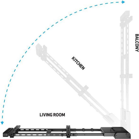 Produktbild Multibrackets Motorisierte Wandhalterung (Wand, 55", 30 kg)