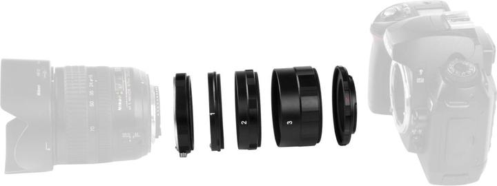 Actual product image Walimex Extension ring set macro for Nikon F