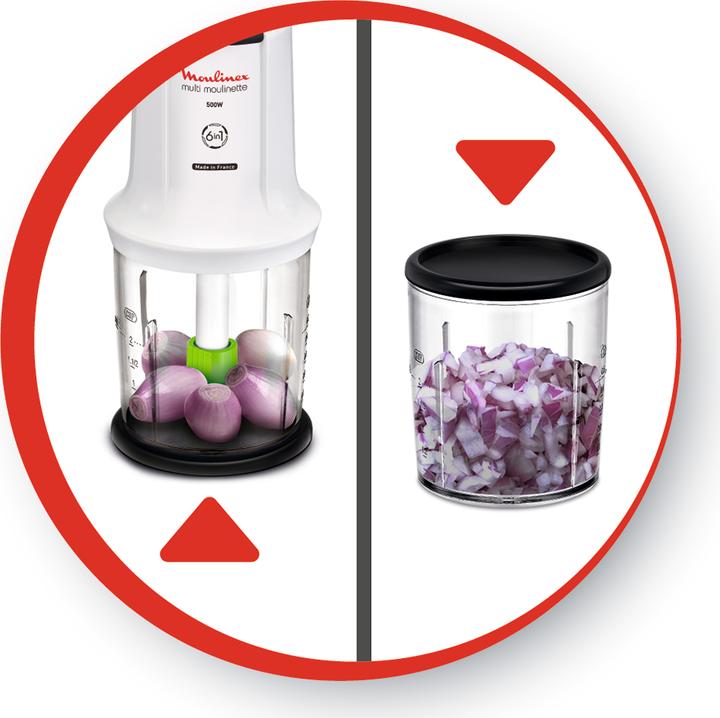 Actual product image Moulinex Multi Moulinette 6-in-1 (500 ml, 500 W)