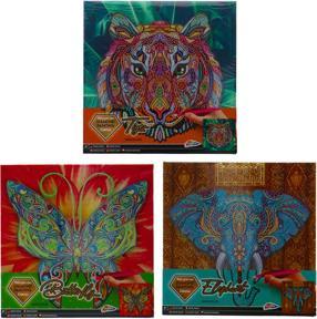 Immagine prodotto Grafix Tela Diamond Painting Tiger, 30x30cm