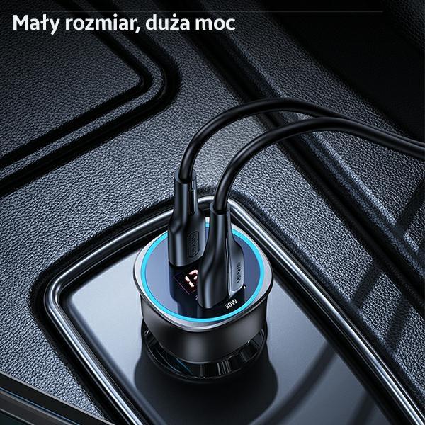 Produktbild Usams Lader laden. allein. 1xUSB + 1xUSB-C C26 95W (nur Kopf) Schnellladung schwarz