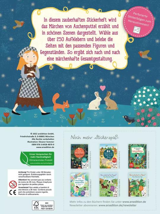 Actual product image My Favourite Fairy Tale Sticker Book - Cinderella