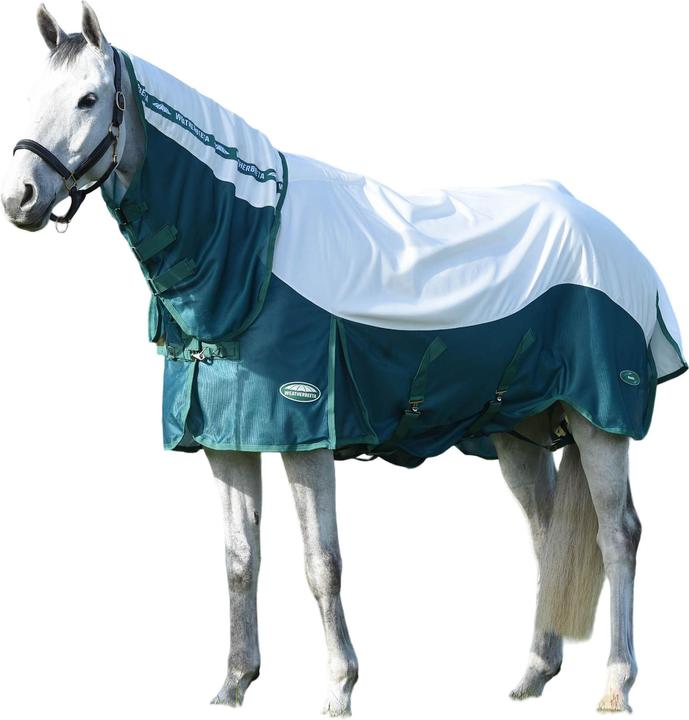 Produktbild Weatherbeeta GreenTec ComboKragen Airflow Fliegenschutz Pferdedecke (160 cm)