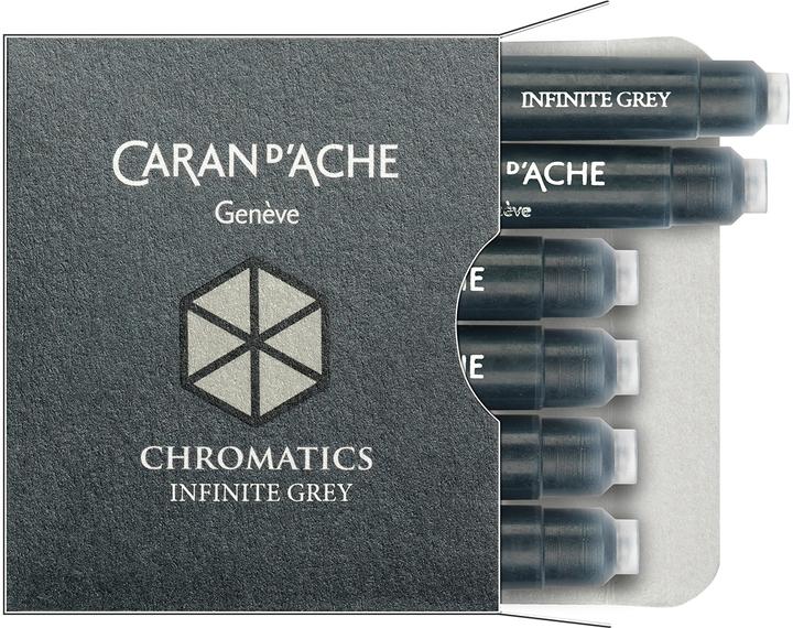 Caran d'Ache Chromatics Tintenpatronen (cartouches d'encre, Gris)
