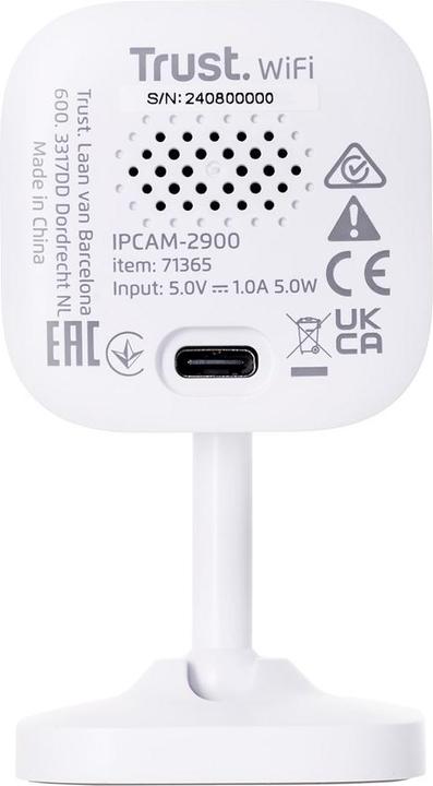 Actual product image Trust IPCAM-2900 INDOOR WI-FI CAMERA (2304 x 1296 Pixels)