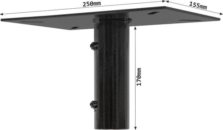Actual product image Rottner Swiss Mailbox Adapter