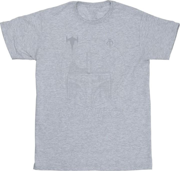 Star Wars The Mandalorian Rings Helmet TShirt Jungen