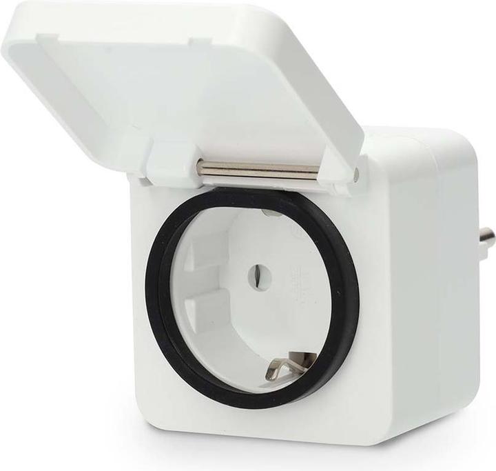 Produktbild Nedis SmartLife Smart Stecker | Wi-Fi | IP44 | 3680 W | Schutzkontakt | -25 - 55 °C | Android™ / IOS