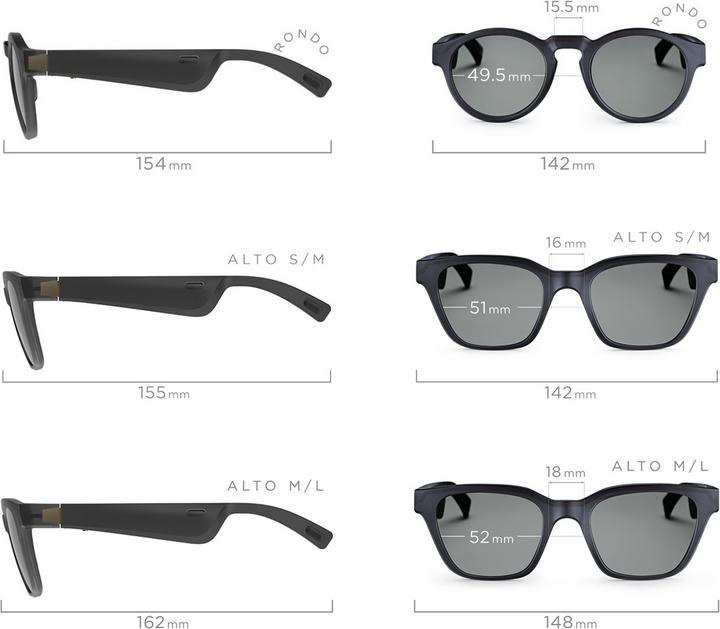 Actual product image Bose Frames Alto M (3.50 h, Wireless)