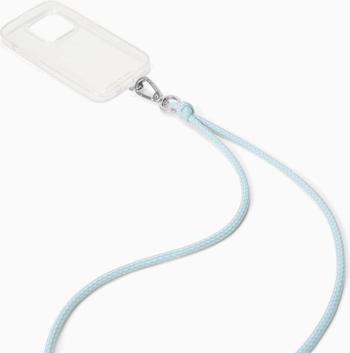 Produktbild iDeal Of Sweden für alle Cases mit Ladeanschluss mittig Cord Phone Strap Multi Light Blue