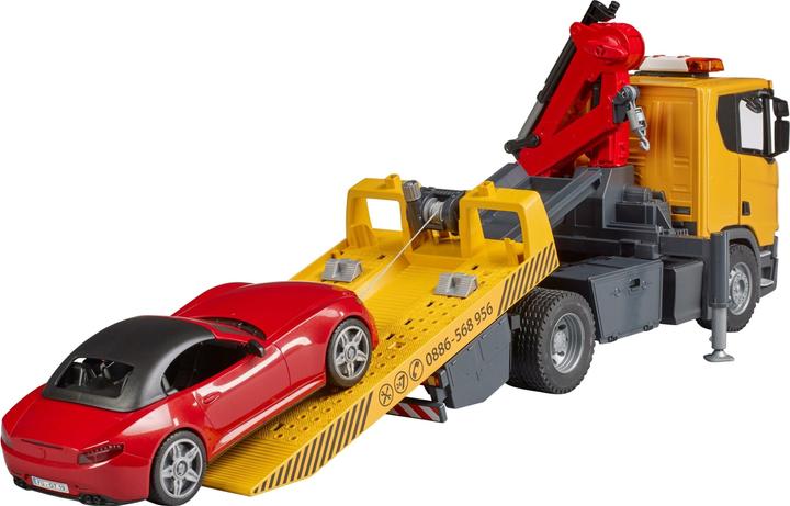 Actual product image Bruder Scania Super 560R Tow Truck w. L+S module + roadster