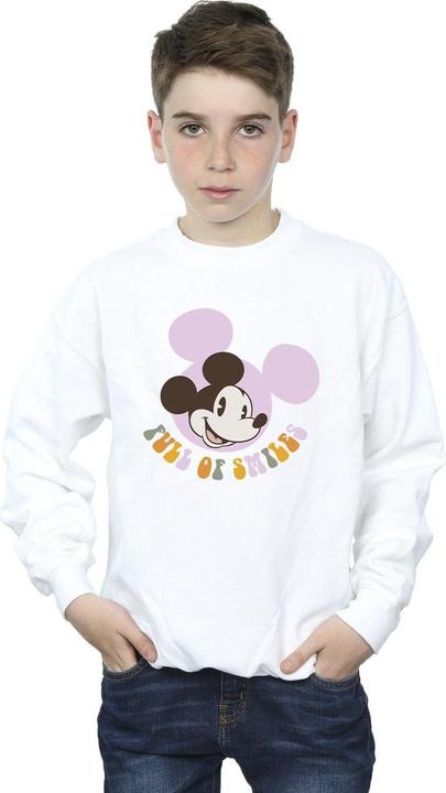 Actual product image Disney Boys Mickey Mouse Full Of Smiles Sweatshirt (116)