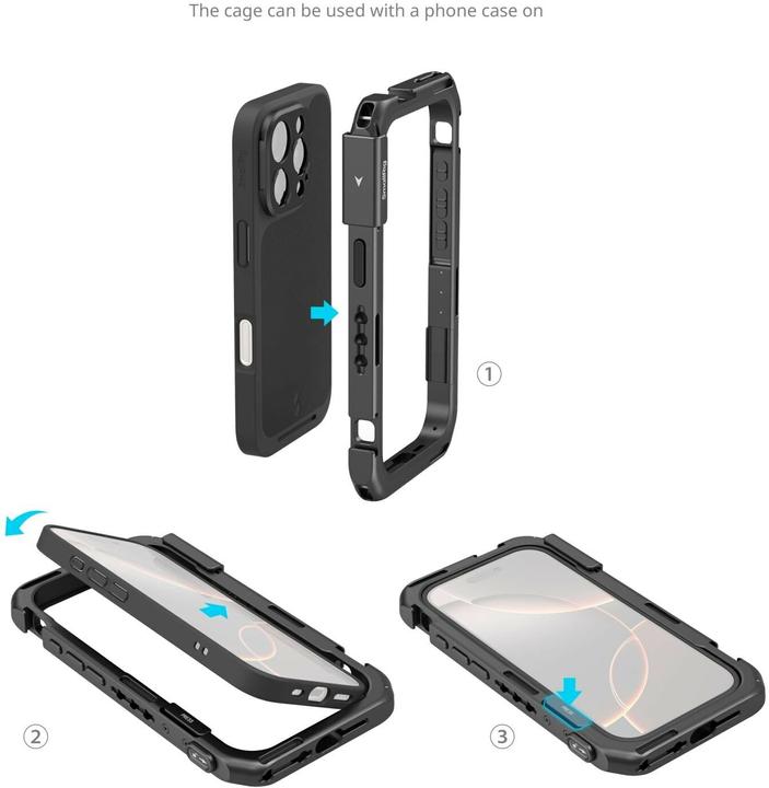 Actual product image SmallRig Mobile Dual Handheld Kit for iPhone 16 Pro Max (Cage)