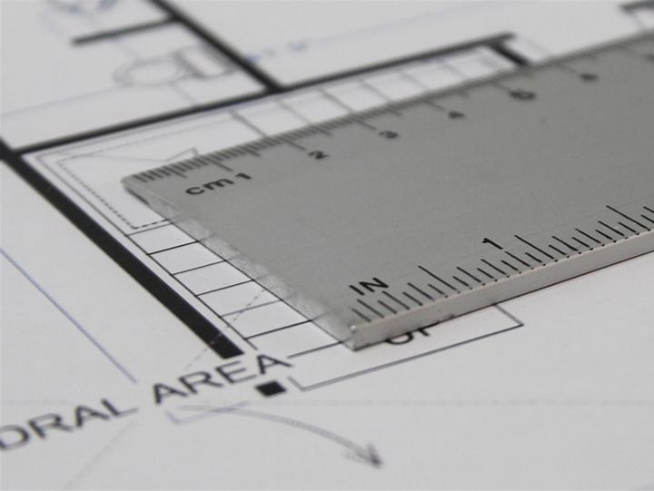 Produktbild Faithfull Aluminium Flachlineal (99.06 cm)