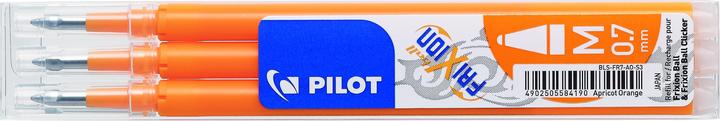 Actual product image Pilot FriXion Refill Set à 3 (Refill, Orange, 0.35 mm)