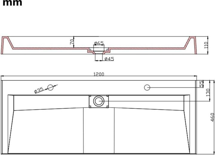 Produktbild VidaXL Jerry (460 mm, 1200 mm)