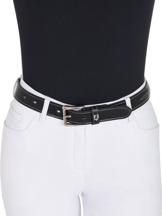 Image du produit Equestro Ceinture en cuir avec broderie double couture (95)