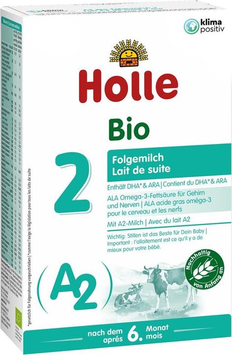 Produktbild Holle A2 Bio-Folgemilch 2 Karton 400 g (400 g, ab 6 Monaten)