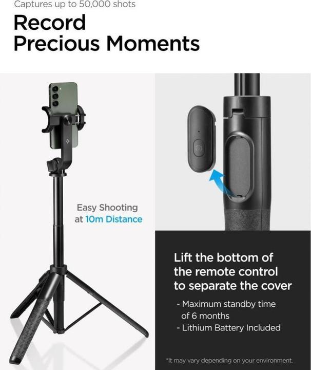 Actual product image Spigen S560W Tripod