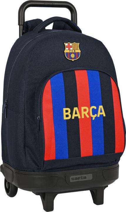 Immagine prodotto FC Barcelona Zaino scuola con ruote F.C. Barcelona rosso granata blu navy 33 X 45 X 22 cm