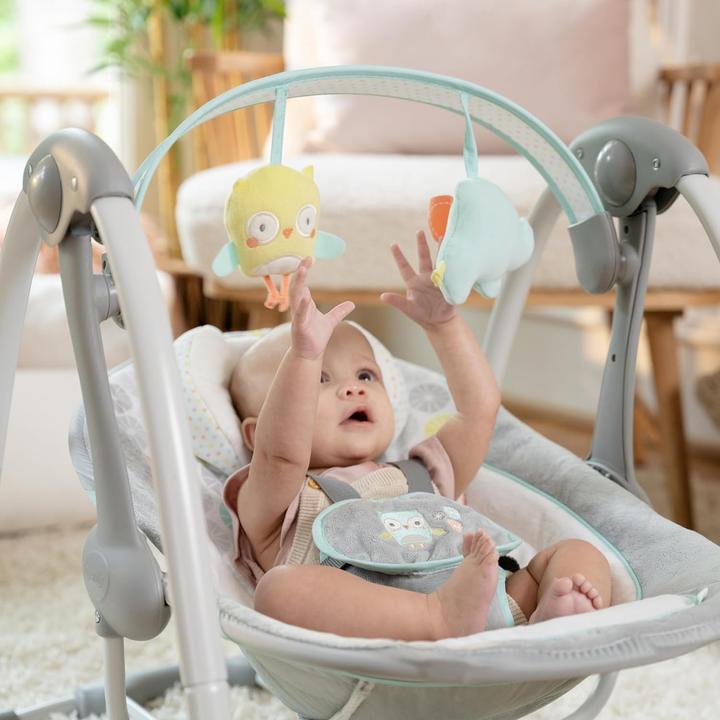 Actual product image Ingenuity Baby bouncer Hugs & Hoots, up to 9Kg